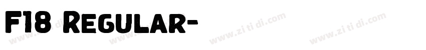 F18 Regular字体转换 F18 Regular字体转换